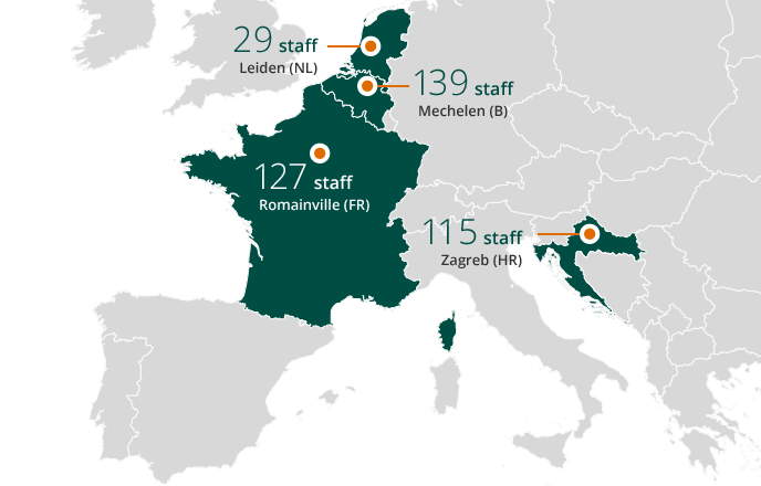 Employees per site (graphic)